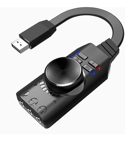 Amazon.com: USB Sound Card Virtual 7.1 Surround Sound USB External